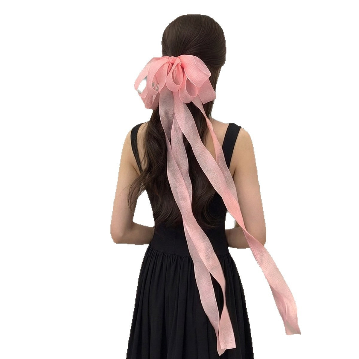 Multi-layered Ethereal Bow And Ribbon Hair Clip