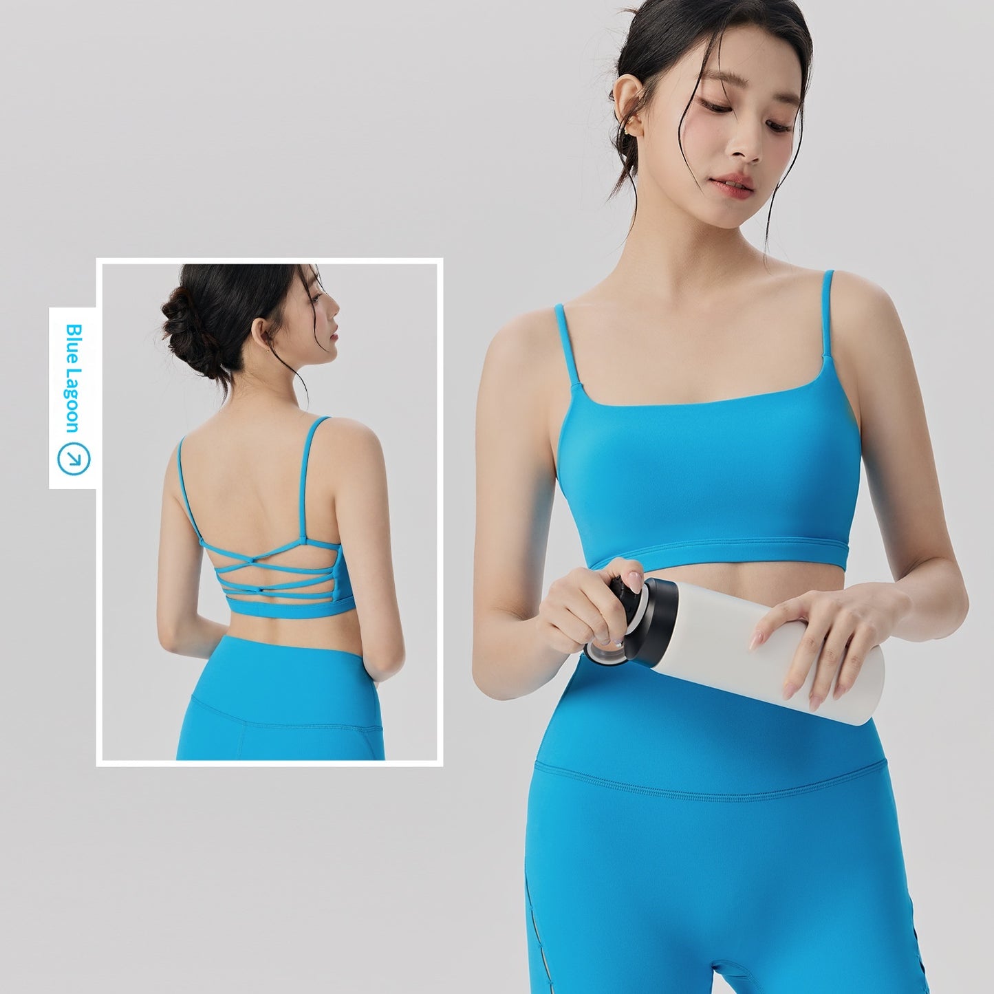 Shock-absorbing Sports Bra For Undergarment-enhanced Back Beauty Pilates Workouts