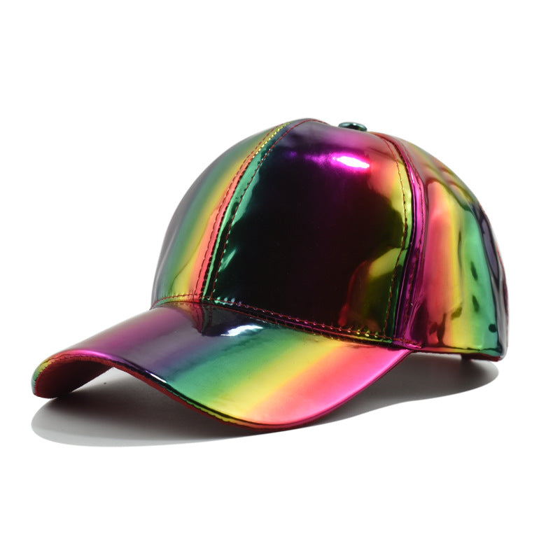 Women's Sequin Fashion Trend Sun-protective Shiny Surface Baseball Cap With Futuristic Technology Feel, Sweet And Cool Girl Style, Suitable For Daily Outings And Versatile Wear.