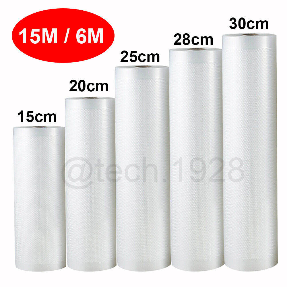 30 CM Vacuum Sealer Bags Rolls Vaccum Food Saver Storage Seal  6M