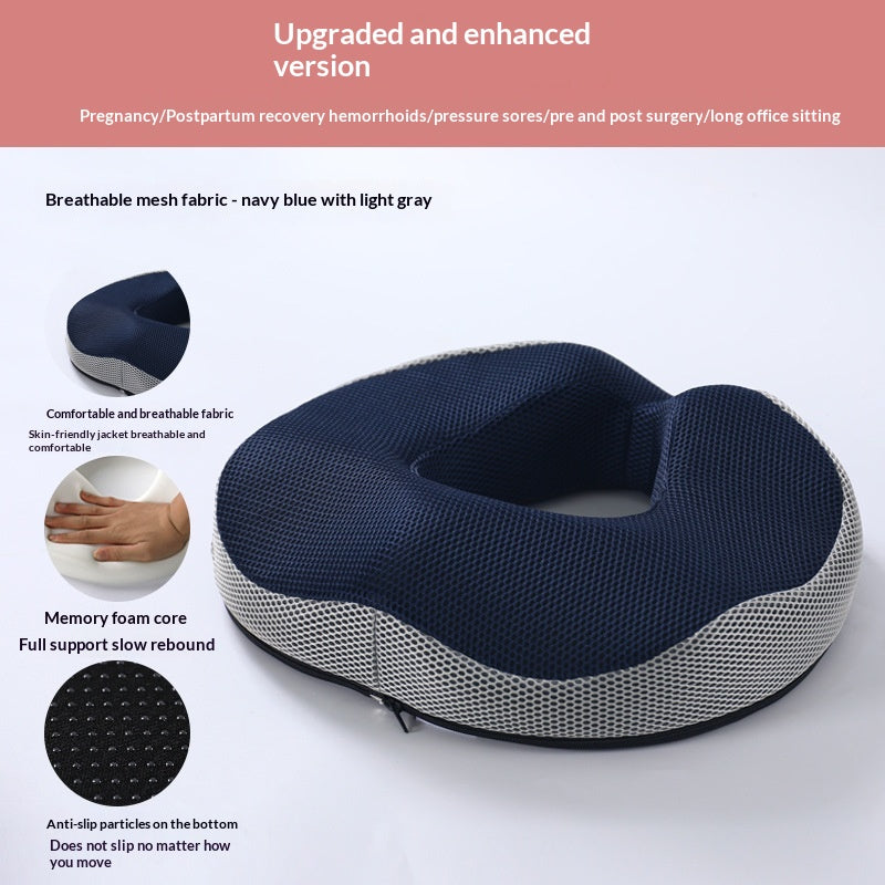 Office Seat Cushion Long-lasting Comfort For Extended Sitting, Breathable Summer Chair Butt Pad