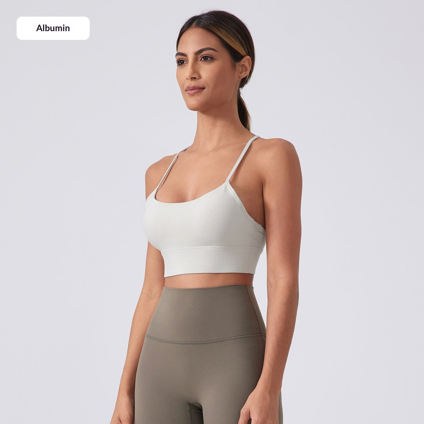Nude-Feel Y-Back Sexy Beauty-Back Yoga Bra