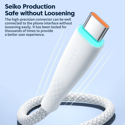 USB-C To USB-C Fast-charging Cable With LED Lighting, Suitable For Smartphones