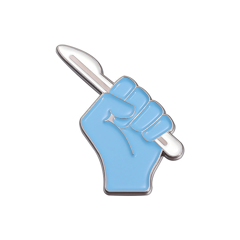 Baking Paint For Metal Badge Personality All-matching Badge Pin Accessories