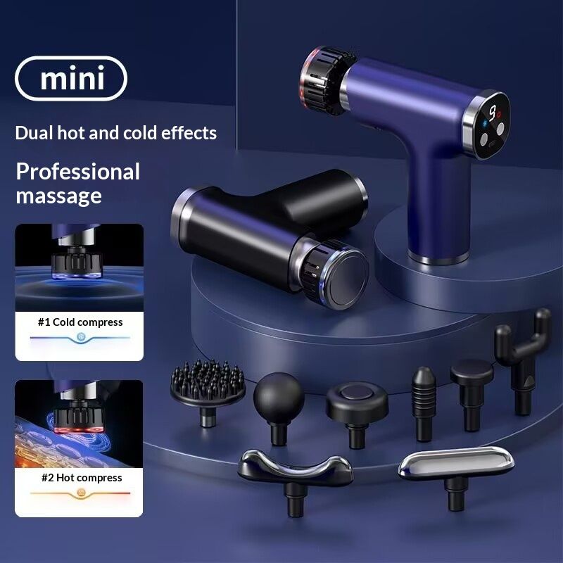 780 Hot And Cold Therapy Massage Gun With Multiple Heads