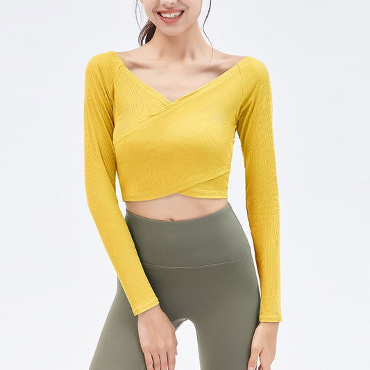 Women's Autumn And Winter Yoga Clothing Sports Top