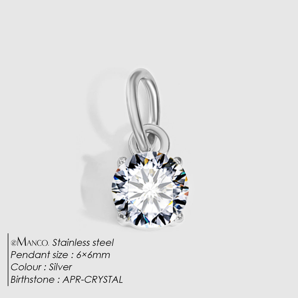 DIY Jewelry Accessories Stainless Steel Pendant Charms