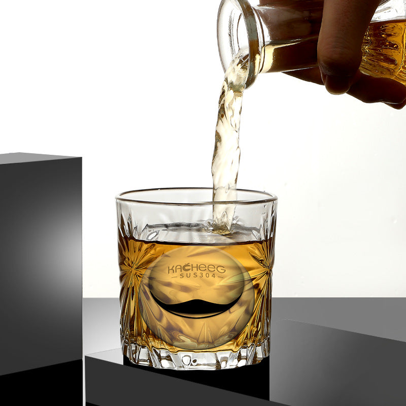 304 Stainless Steel Ice Spherical Beer Quick Cooling Whiskey Ice Tartar Metal Ice Cube Ice Artifact