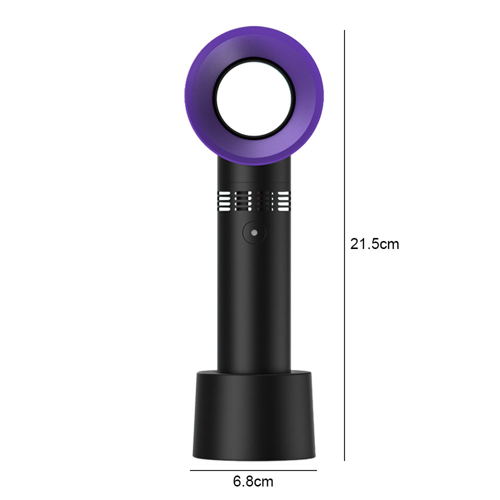 Portable Mini Hand-held Small Folding Desk Fan Cooler Cooling USB Rechargeable---white