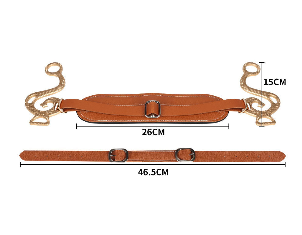 Horse Training Halter Horse Equipment Leather Horse Bridle Durable Equestrian Gear Equestrian Supplies
