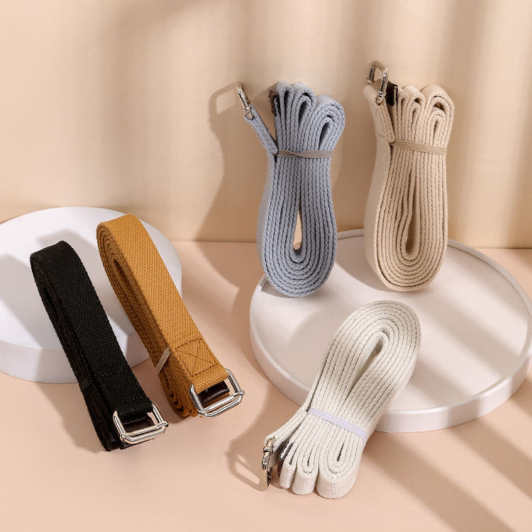 Metal Buckle Cotton Stretch Yoga Stretch Belt