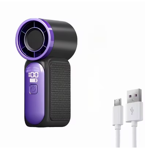 2026 New High Speed Mini Handheld Small Fan, Speed Small Wind Cannon USB Charging Battery Life Turbine Portable Outdoor Fan