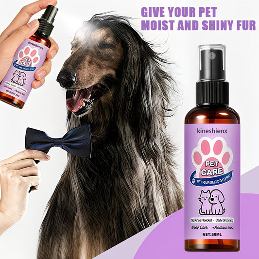 Anti-Static Pet Hair Softening Spray For Cats And Dogs
