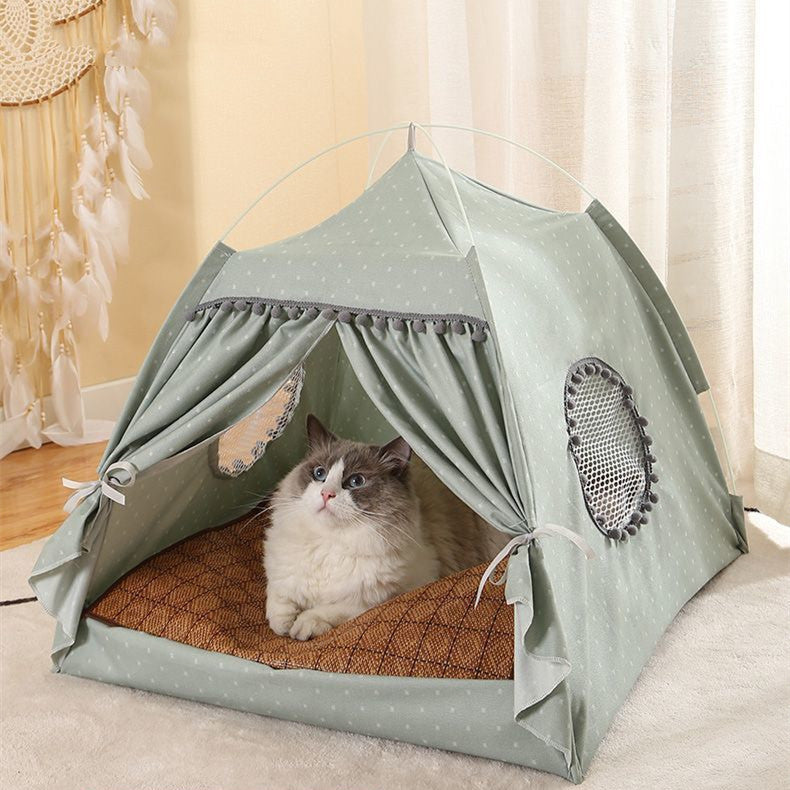 Cat Nest Summer Cat Tents Closed Cooling Cool Four Seasons Universal Stain-resistant Convenient Removable Washable Internet Celebrity Cat Supplies
