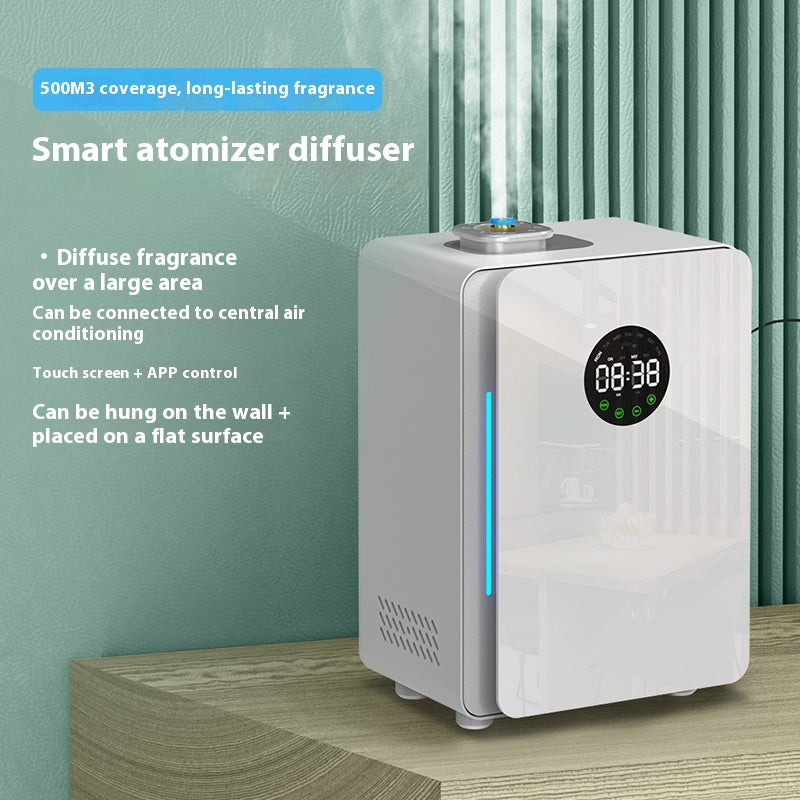 Commercial Wall-mounted Smart Fragrance Machine Can Be Connected To Fresh Air Conditioner Ultrasonic Aroma Diffuser Table Setting