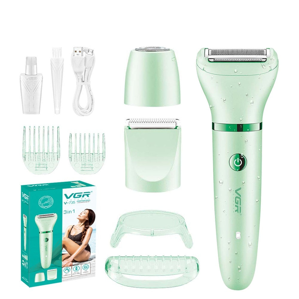 Multifunctional 3-in-1 Womens Hair Remover Fully Washable
