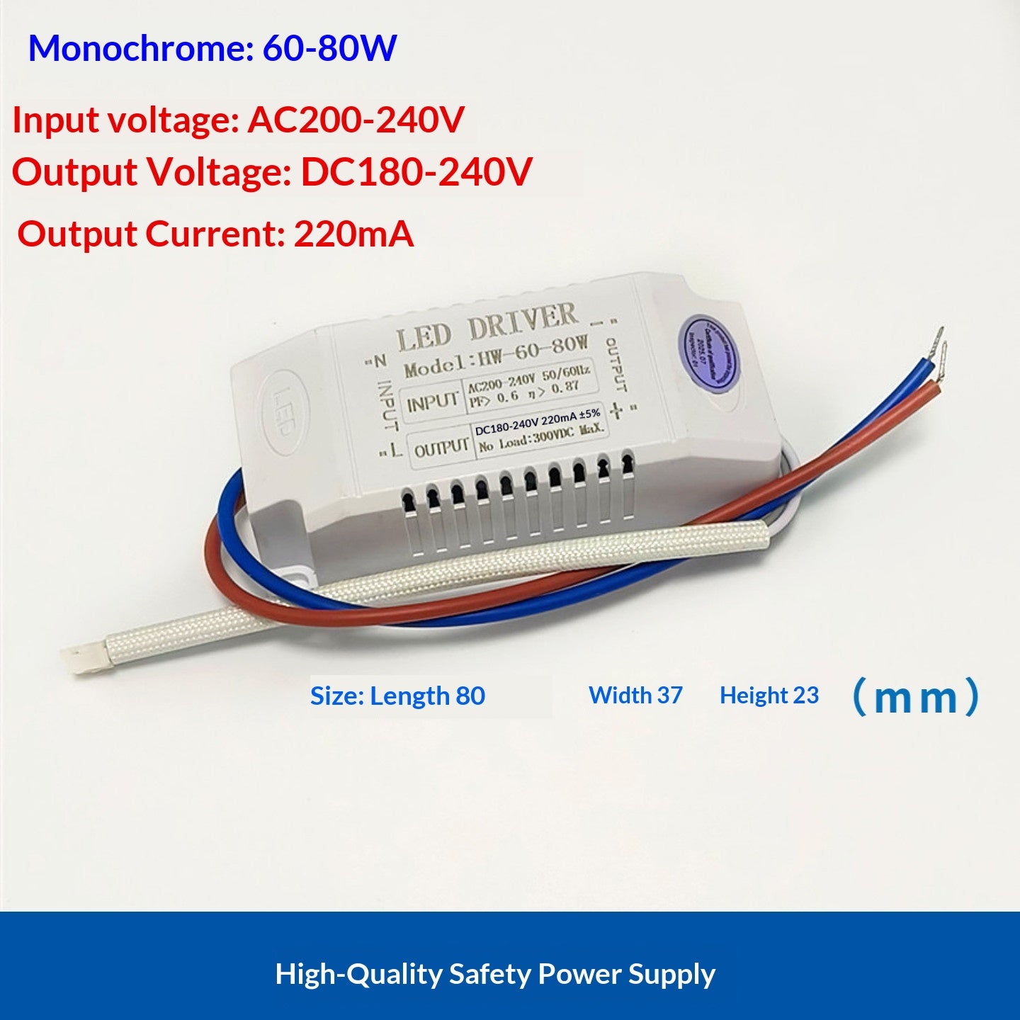 LED Segmented Tri-color Dimmable Crystal Lamp, Constant Current Transformer Lamp Accessories, Rectifier.