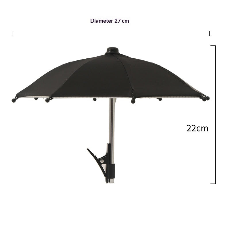 Phone Holder Umbrella Clip Outdoor Umbrella Phone Mount