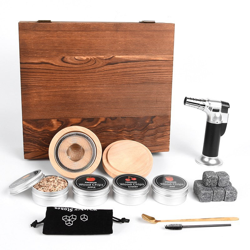Cocktail Wooden Smoker Gift Set
