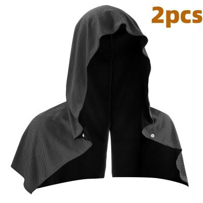 Quick Drying Sports Towel U-shaped Hoodie Cooling Towel Sun Protection Beach Cool Towel For Camping Gym Swimming Running Yoga