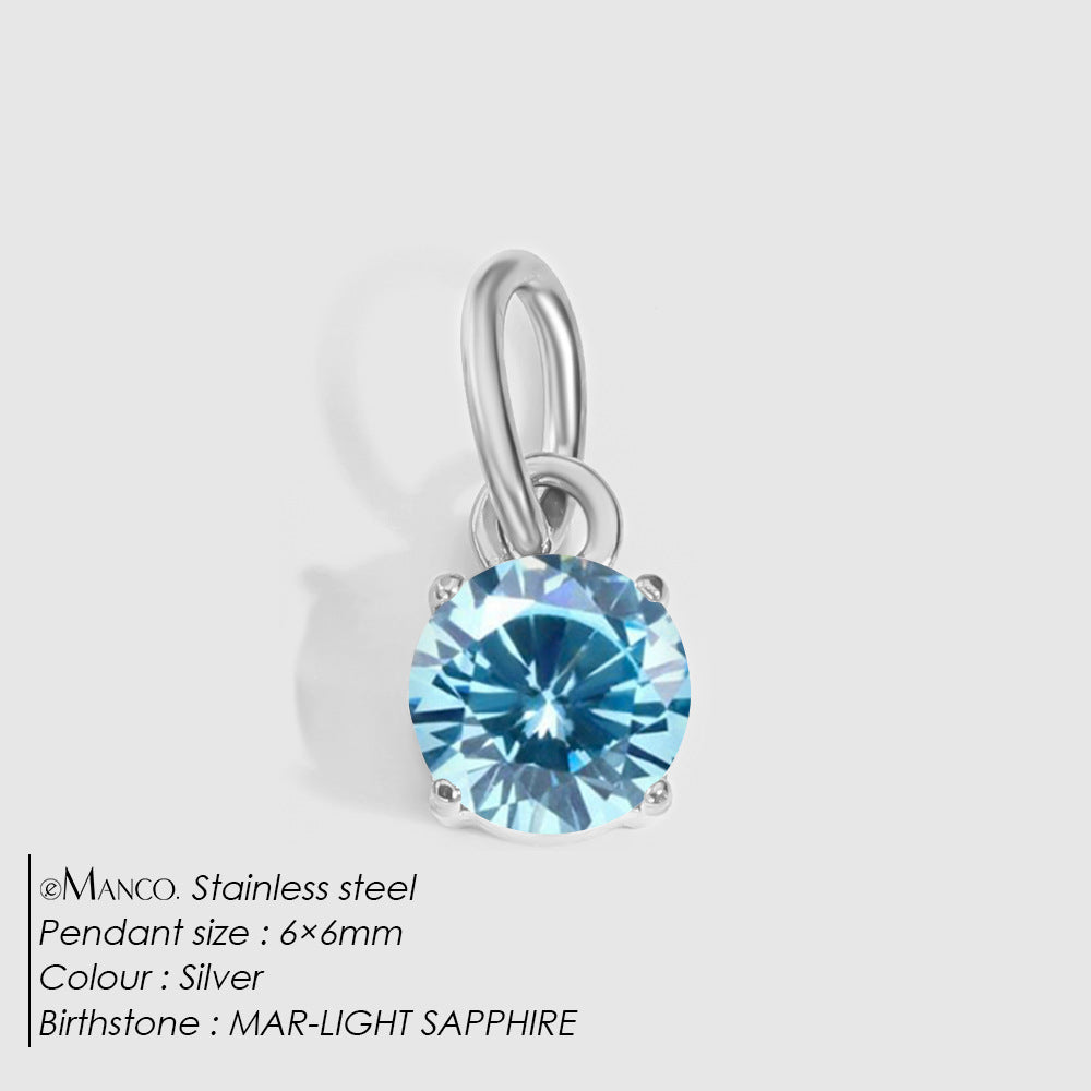 DIY Jewelry Accessories Stainless Steel Pendant Charms