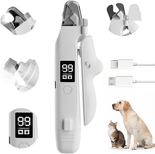 2-in-1 Led Light Cat Anti-blood Nail Grinder Dog Pet Nail Clipper Nail Clipper Animal Nail Clipper
