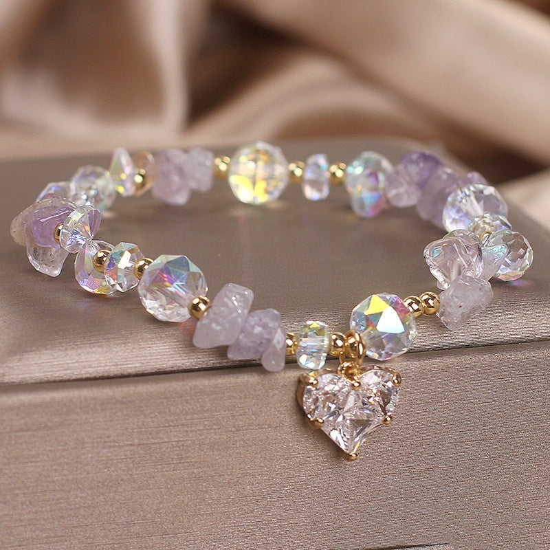 Korean Fashion Lavender Romantic Amethyst Bracelet