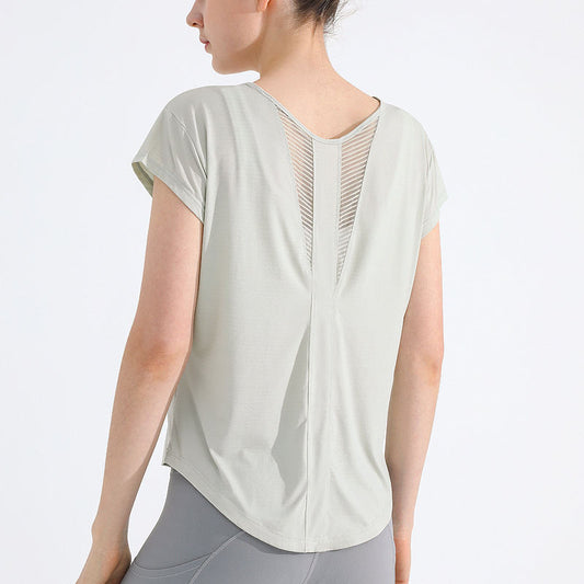Womens Quick-Dry Sports T-Shirt Yoga Apparel