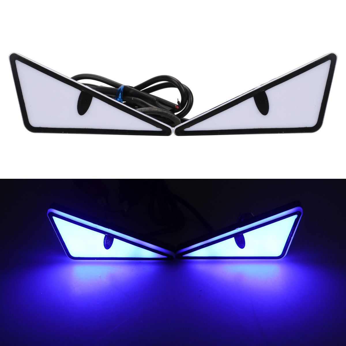 Triangle Eyes Modified General Motorcycle Decorative Accessories Car Lights