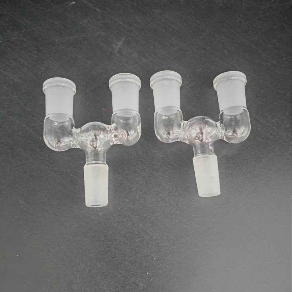 Borosilicate Glass Crafts Ornaments 14mm Plug Tee H Accessories