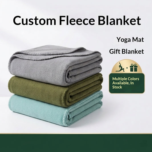 Household Fleece Double-Sided Outdoor Blanket