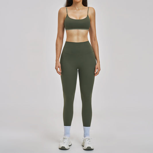 Women's Casual Running Fitness Set Moisture-Wicking And Quick-Drying
