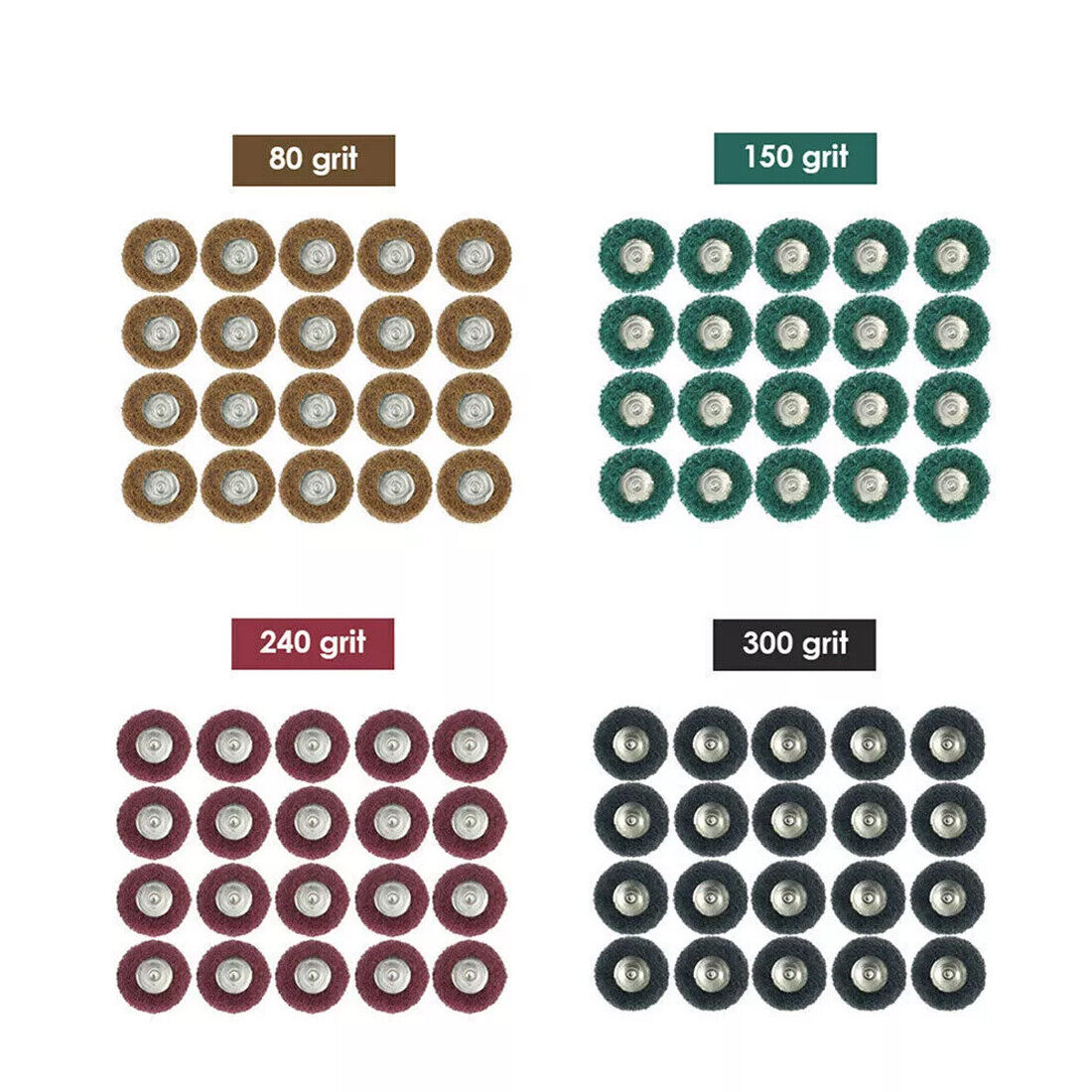 80X Wheel Buffing Polishing Set For Dremel Rotary Tool Bits Accessories Kits Set