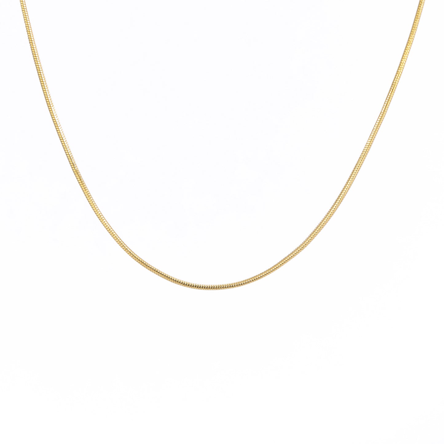1.2mm Snake Bone Chain Necklace, Korean Style, Couple's Collarbone