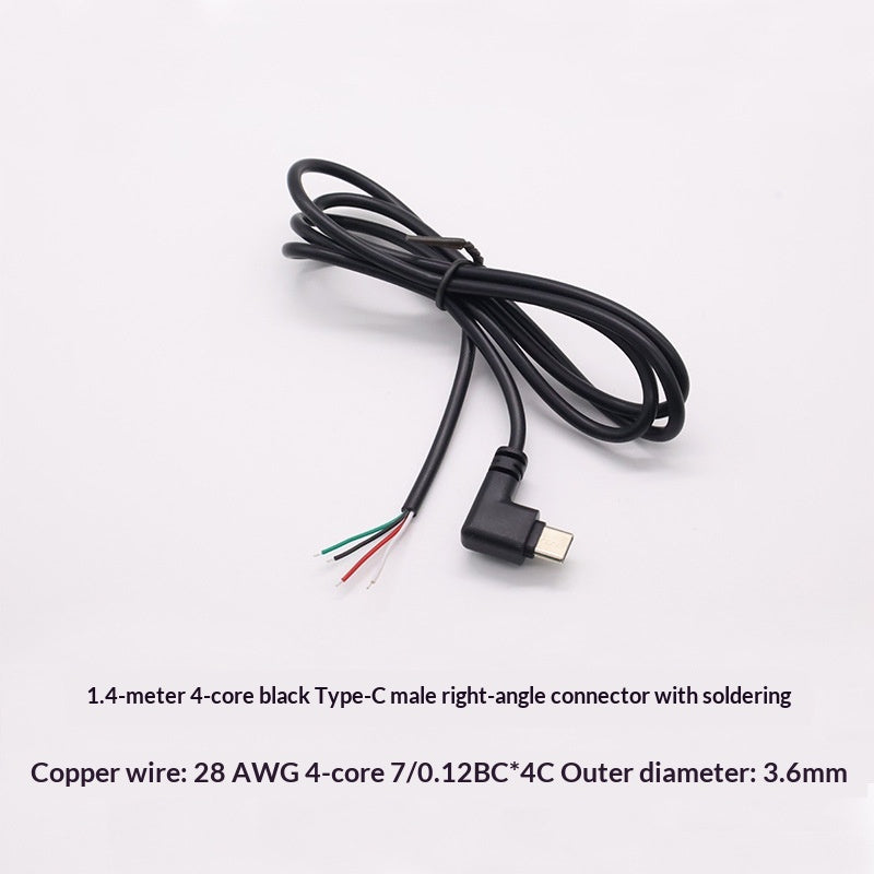4P Type-C To Micro USB Single-head Cable For Android Charging And Data Transfer