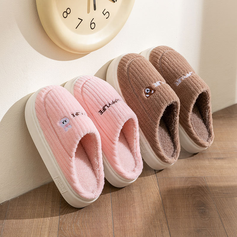 Cotton Slippers For Women For Spring Autumn And Winter For Home Use
