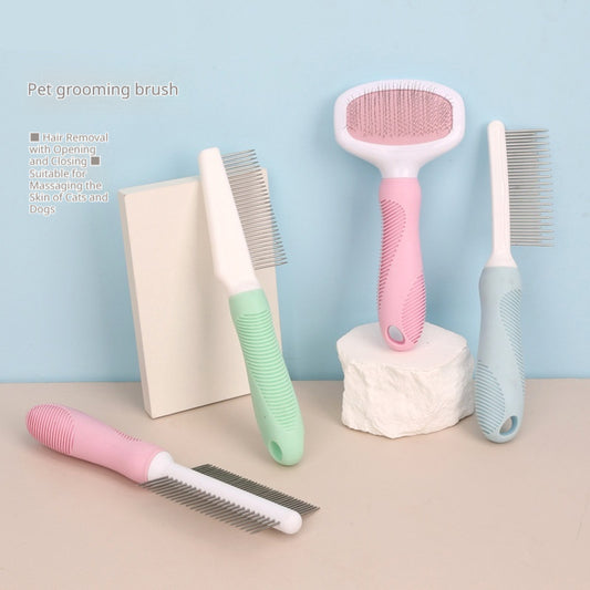 Cat Deshedding And Detangling Comb Dog Grooming And Cleaning Tool