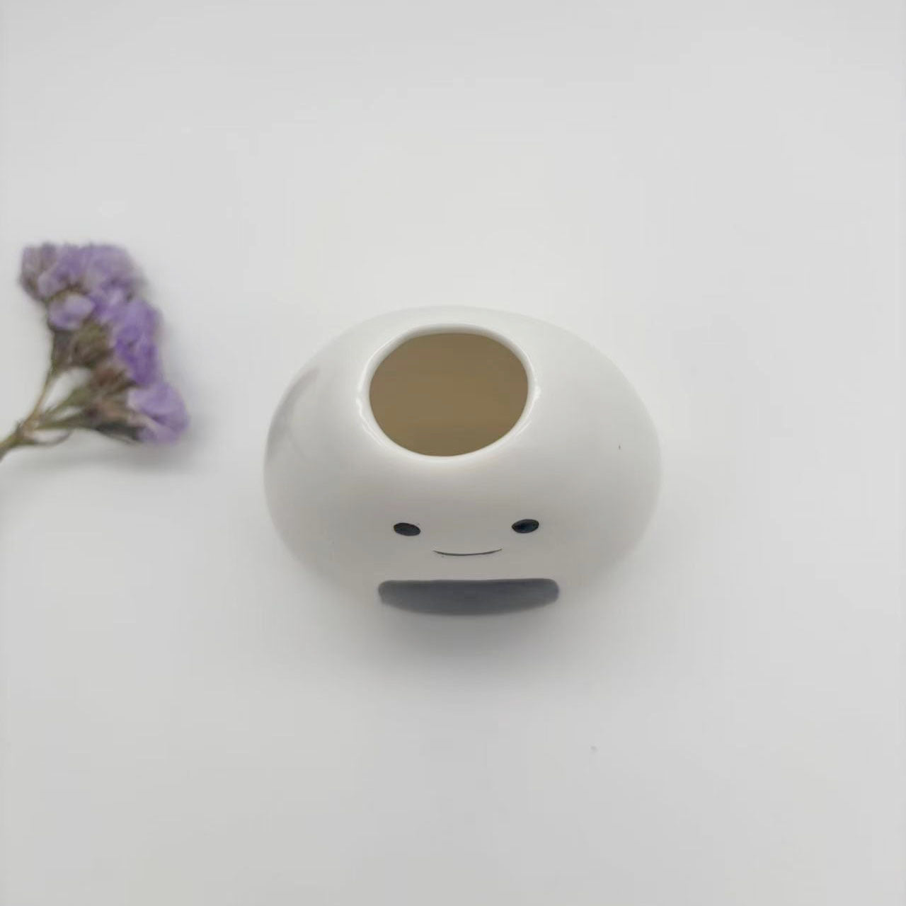 Minimalist Room Home Decor Ornaments Hand-Painted Small-Opening Ceramic Vase