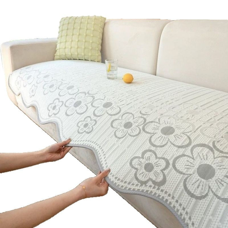 One-piece Ice-silk Cooling Seat Cushion With Non-slip Design
