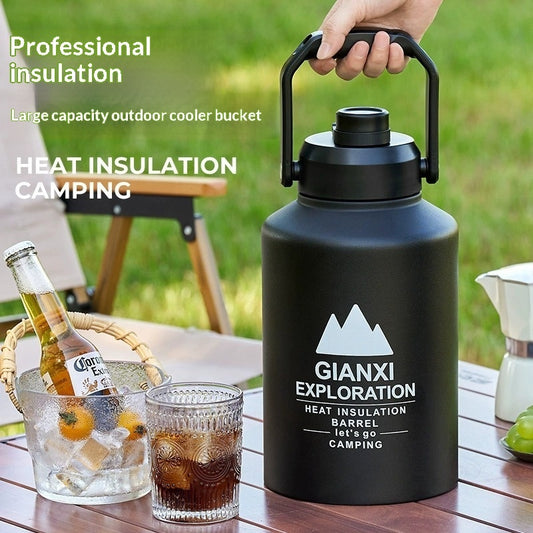 Outdoor Camping Picnic Stainless Steel Insulated Food Carrier