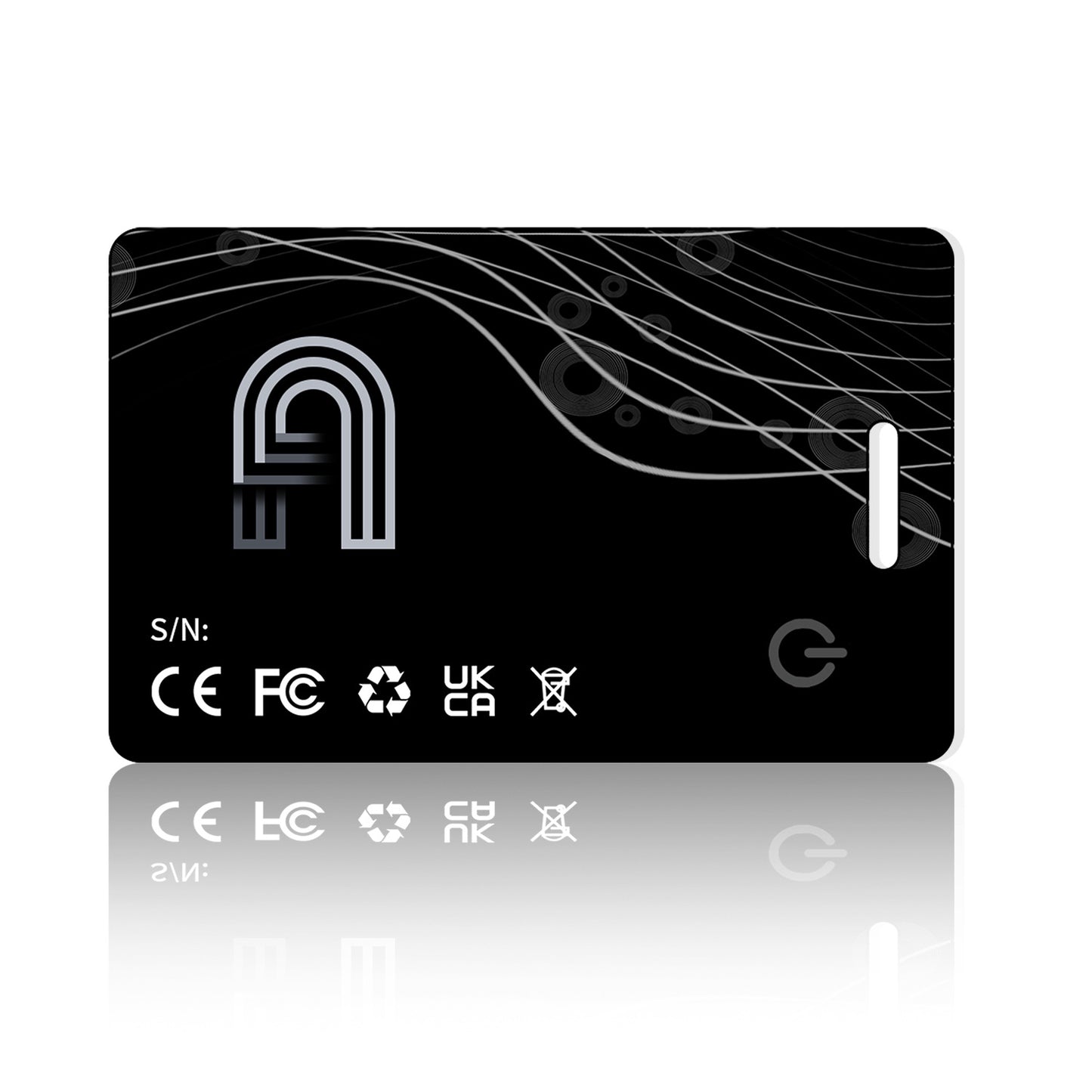 Anti-loss Alarm Device Ultra-thin Card Wireless Charging