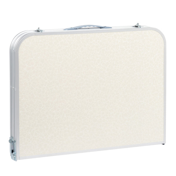 90 X 60 X 70cm Home Use Aluminum Alloy Folding Table White