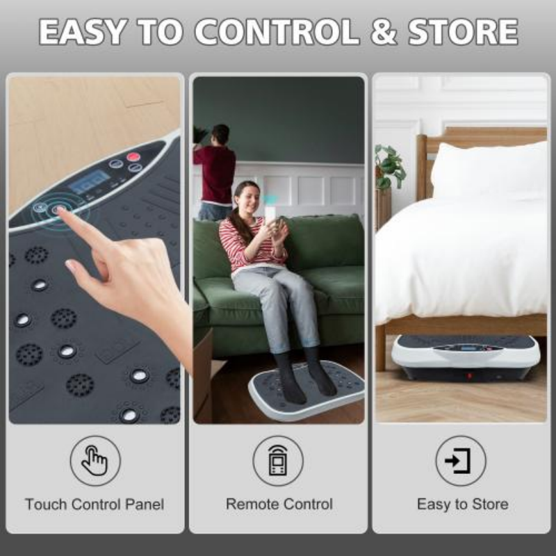 Vibrating Plate Fitness Equipment Full Body Workout Vibrating Fitness Platform Home Weight Loss And Body Shaping Training Equipment