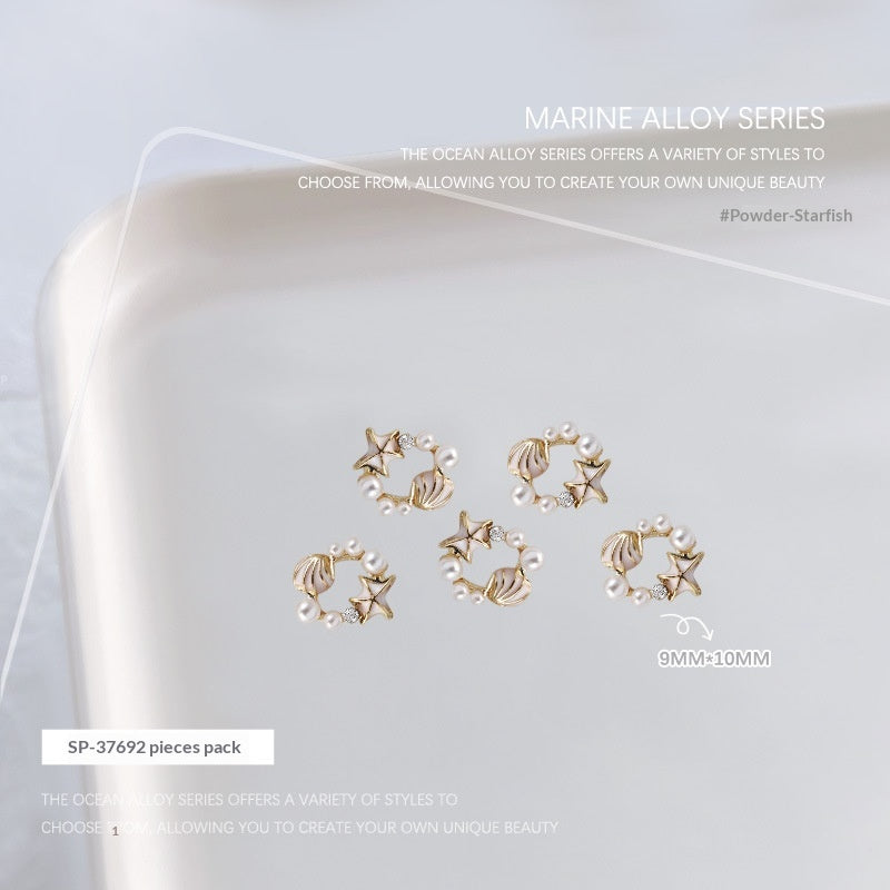Metallic Ocean Series Nail Art Accessories