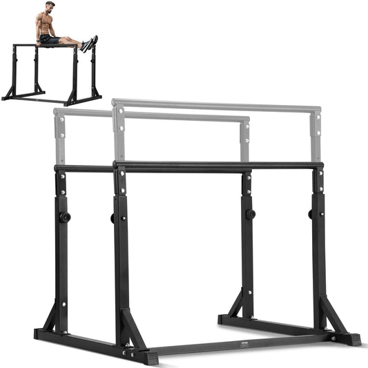Dip-Stange, Schwerlast-Dip-Ständerstation Einstellbar 363 Kg, Fitness-Workout-Dip-Bar-Station Stabilisator Parallette Liegestützständer, Parallelbarren Für Krafttraining Im Heim-Fitnessstudio
