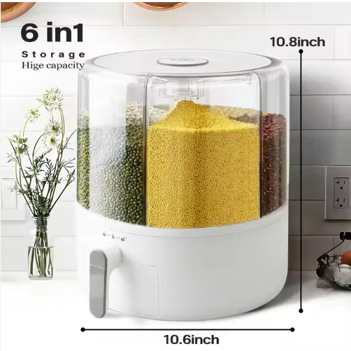 Rice Storage Containers Food Grain Cereal Bins Pet Food Storage Yikexiomi Bucket