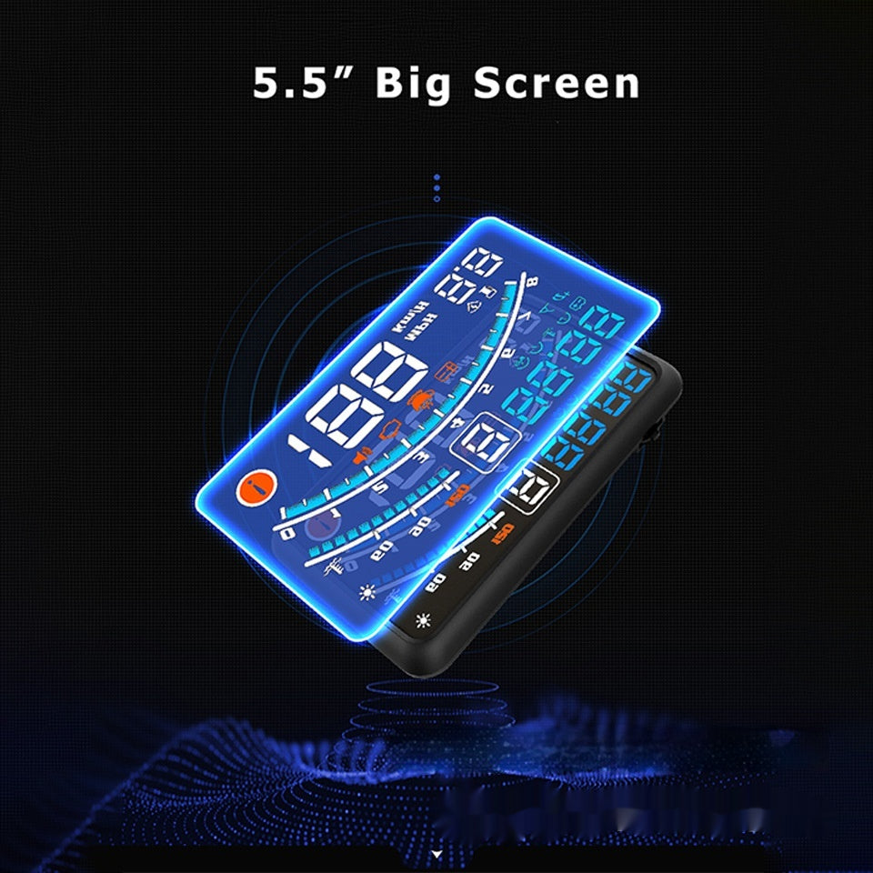 HD Non-fuzzy Compatibility Best 58 Screen Head-up Display