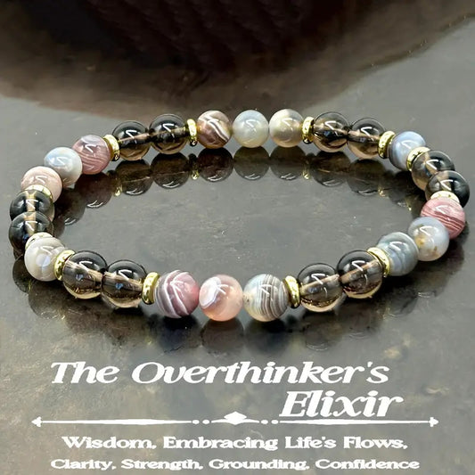 Multi-Element Tigereye Crystal Red Tiger Stone Obsidian Gold Accessories Bracelet