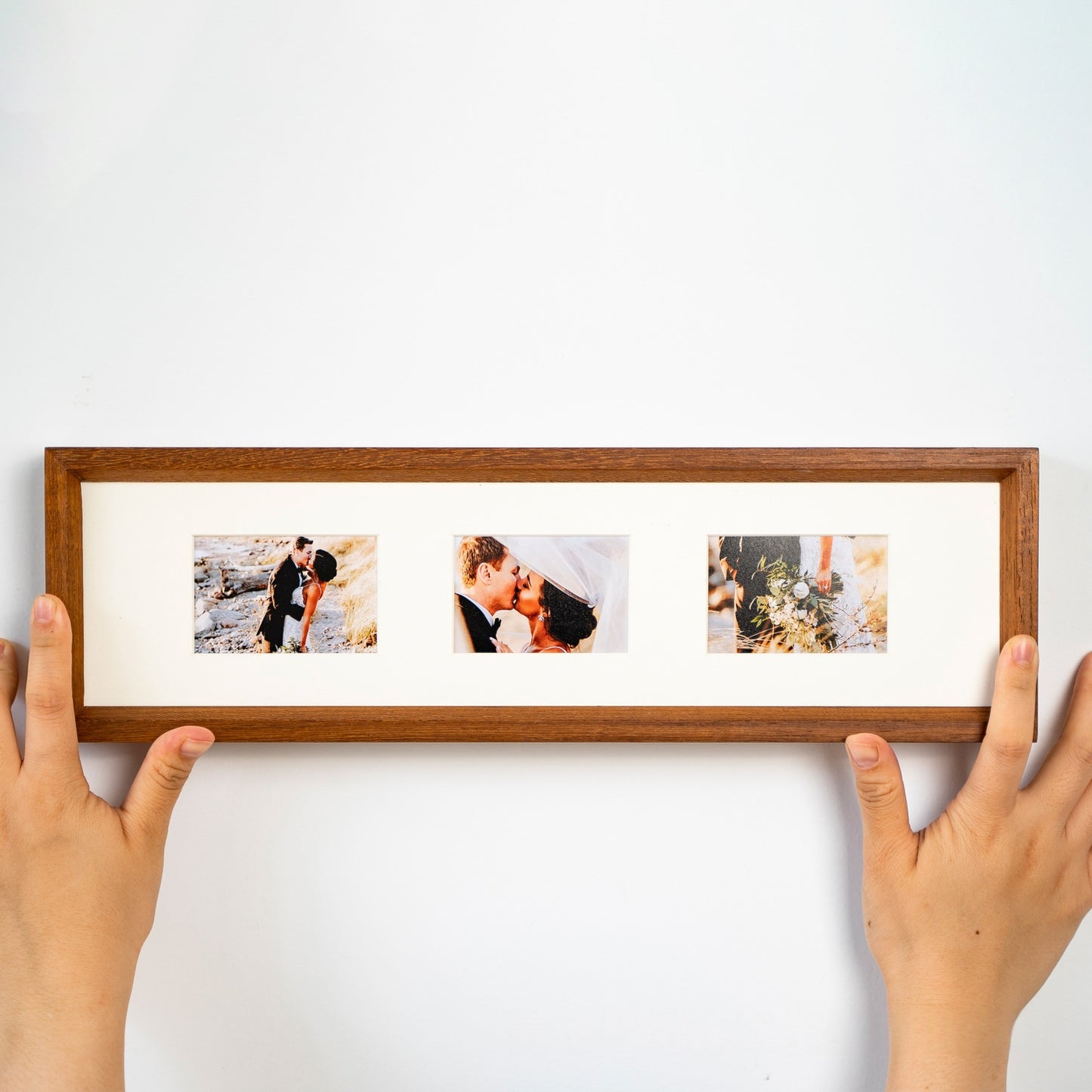 Retro-style Solid Wood Photo Frame For Home Use