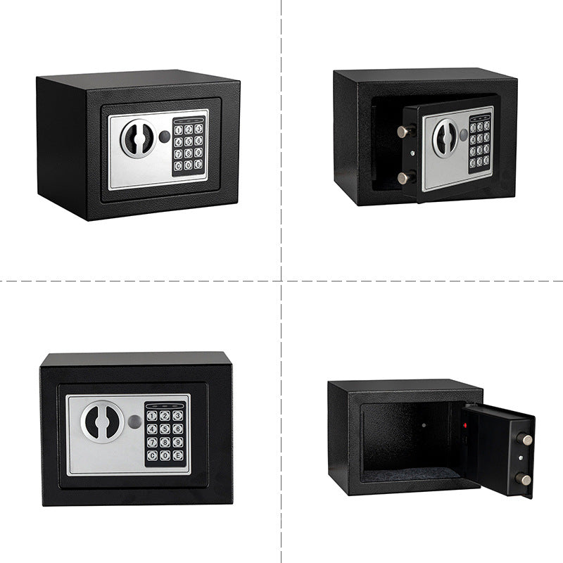 Mini Safe Cabinet With Password And Key Unlock Smart Easy To Install Solid Bolt Lock Anti-Theft Cabinet